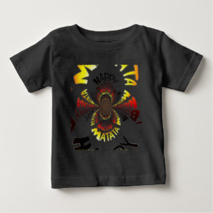 Camiseta De Bebé Impresión de arte caleidoscopio de cumpleaños
