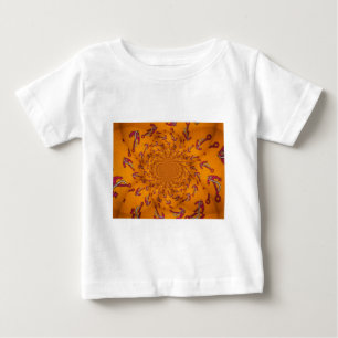 Camiseta De Bebé Impresión de arte de ancla caleidoscopio