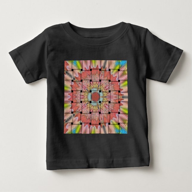 Camiseta De Bebé Impresión de arte de inspiración africana - Diseño (Anverso)