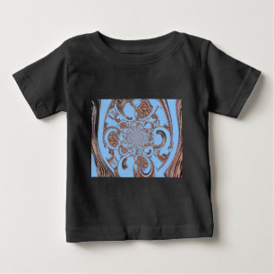 Camiseta De Bebé Impresión de arte de Kaleidoscope vintage