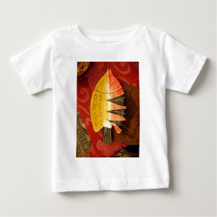 Camiseta De Bebé Impresión de arte de pez barbo tigre sensación ray