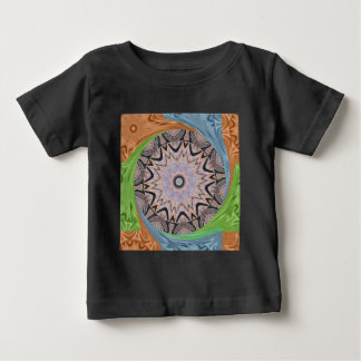 Camiseta De Bebé Impresión de arte de remolino africano