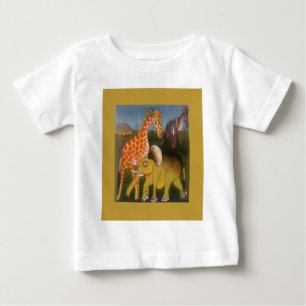 Camiseta De Bebé Impresión de arte del trío africano
