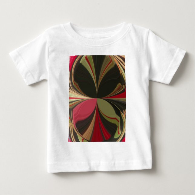 Camiseta De Bebé Impresión de arte Edgy Earth Kaleidoscope (Anverso)