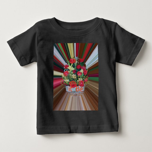 Camiseta De Bebé Impresión de arte el día de San Valentín (Anverso)