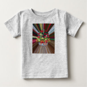 Camiseta De Bebé Impresión de arte el día de San Valentín
