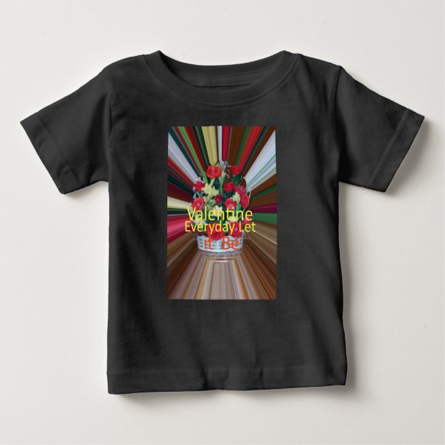 Camiseta De Bebé Impresión de arte el día de San Valentín (Anverso)