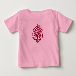 Camiseta De Bebé Impresión de bloques Boho India