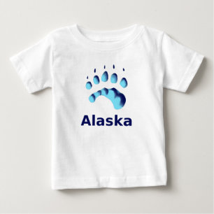 Camiseta De Bebé Impresión de la hoja de oso polar