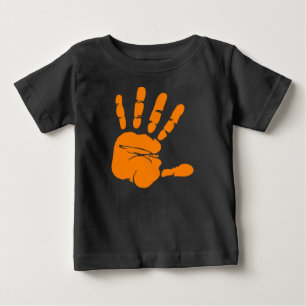 Camiseta De Bebé Impresión de mano