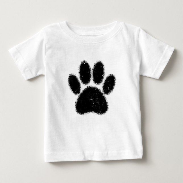 Camiseta De Bebé Impresión De Papas De Perro Rugosas Y Dolorosas (Anverso)