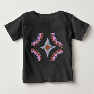 Camiseta De Bebé Impresión de pintura de aceite de Mandala