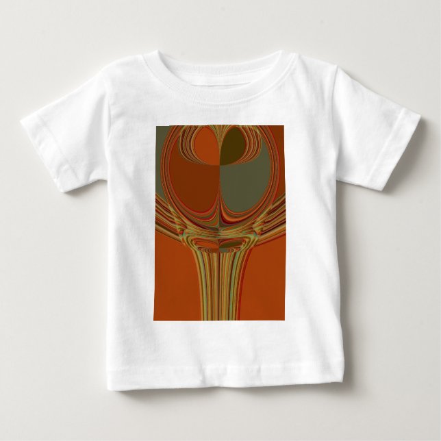 Camiseta De Bebé Impresión del arte contemporáneo tradicional de la (Anverso)