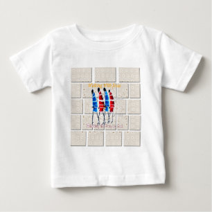 Camiseta De Bebé Impresión del arte cristiano masái morans