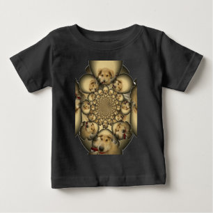 Camiseta De Bebé Impresión del arte del kaleidoscopio de cobre