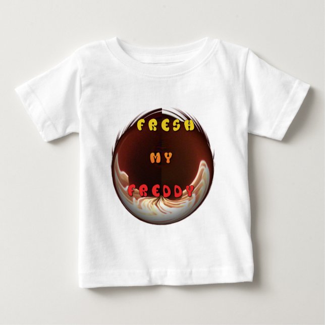 Camiseta De Bebé Impresión fresca de mi Freddy Art (Anverso)