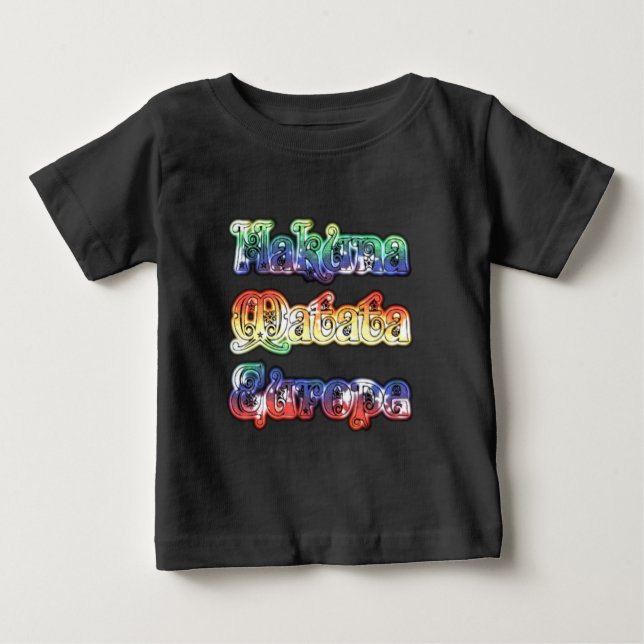 Camiseta De Bebé Impresión/gráfico de arte Hakuna Matata Europe (Anverso)