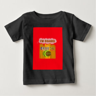 Camiseta De Bebé Impresión Quirky Bee Art