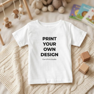 Camiseta De Bebé Imprime tu propio diseño personalizado Imprimien