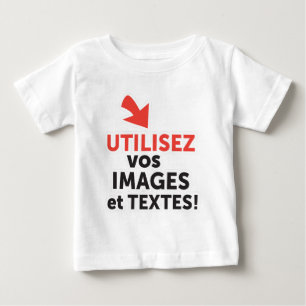 Camiseta De Bebé Imprimir sus diseños en línea DIY en Español