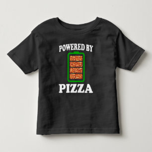 Camiseta De Bebé Impulsado Por Pizza - Graciosa Pizza