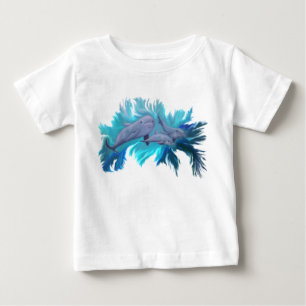 Camiseta De Bebé In der Delfin - Schule