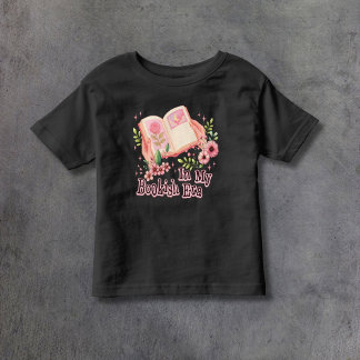 Camiseta De Bebé In my Bookish Era Pink