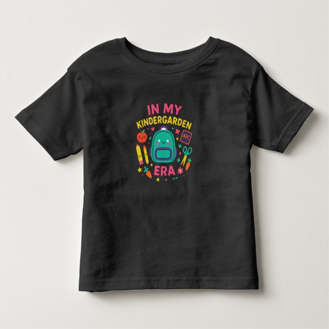 Camiseta De Bebé In My Kindergarten Era  T-Shirt – Cute Back to (Anverso)