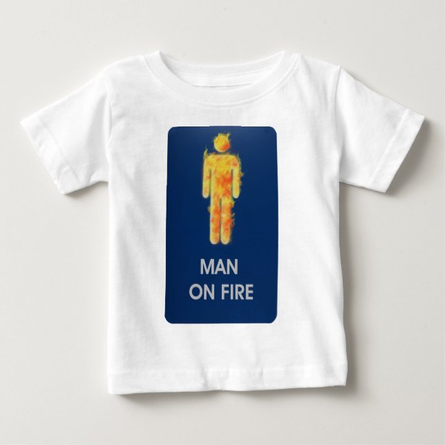 CAMISETA DE BEBÉ INCENDIO PARA BEBÉ (Anverso)