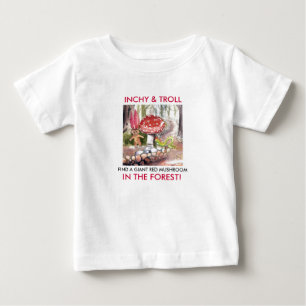 Camiseta De Bebé Inchy y duende