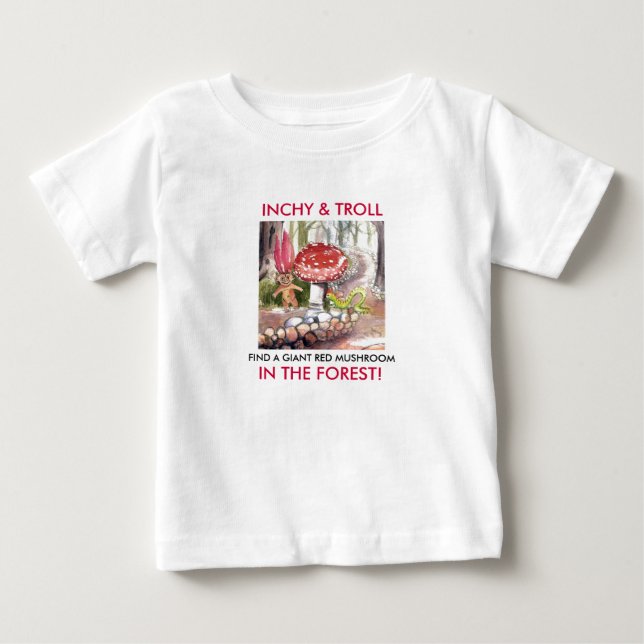 Camiseta De Bebé Inchy y duende (Anverso)