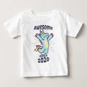 Camiseta De Bebé Increíble desde 2020 - Unicornio por cumpleaños pa
