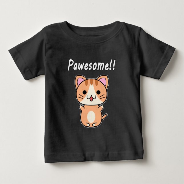 Camiseta De Bebé ¡Increíble! Ginger Tabby Cat (Anverso)