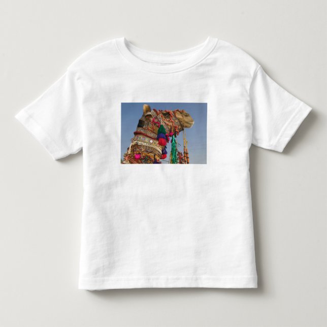 Camiseta De Bebé INDIA, Rajasthan, Pushkar: FERIA DE PUSHKAR CAMEL, (Anverso)