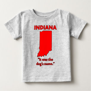 Camiseta De Bebé Indiana - Era el nombre del perro