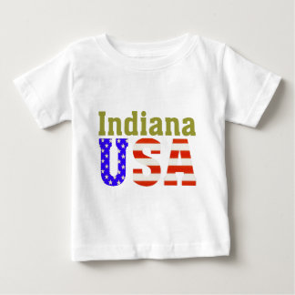 Camiseta De Bebé Indiana USA Aashen alpha
