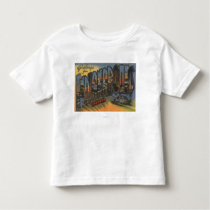 Camiseta De Bebé Indianapolis, Indiana - escenas grandes de la
