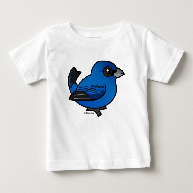 Camiseta De Bebé Indigo Bunting (Anverso)