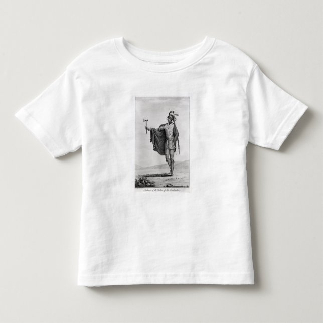 Camiseta De Bebé Indio de la nación de Kaskaskia (Anverso)