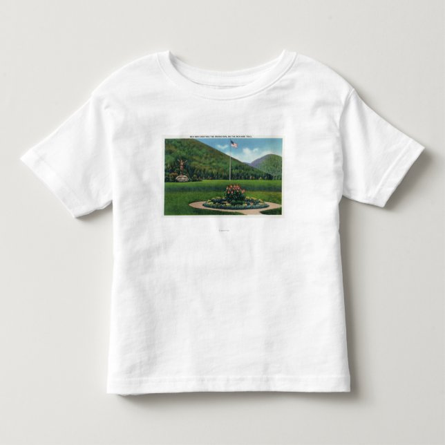 Camiseta De Bebé Indio que saluda la estatua del sol naciente (Anverso)
