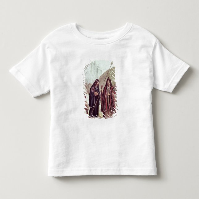 Camiseta De Bebé Indios araucanos (Anverso)