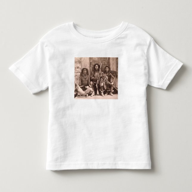 Camiseta De Bebé Indios de Spokane, 1861 (foto de b/w) (Anverso)