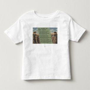 Camiseta De Bebé Indios del noroeste "hacia fuera donde el oeste