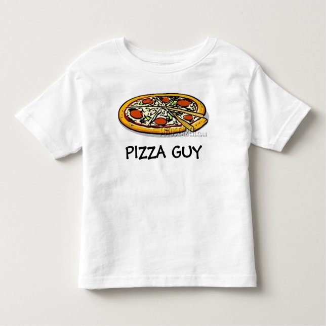 CAMISETA DE BEBÉ INDIVIDUO DE LA PIZZA (Anverso)