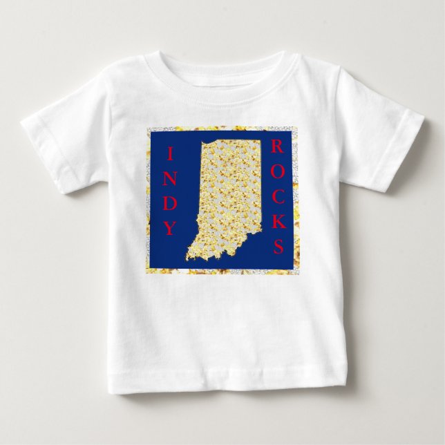 CAMISETA DE BEBÉ INDY ROCKS (Anverso)