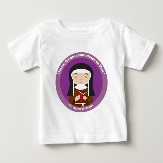 Camiseta De Bebé Inés de Asís (Anverso)