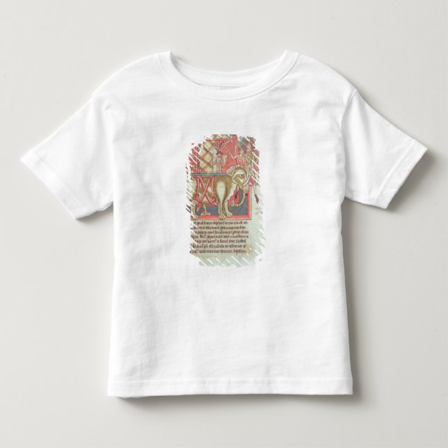 Camiseta De Bebé Infantería que ataca un elefante (Anverso)