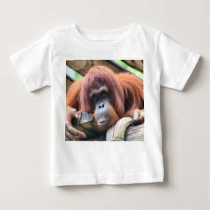 CAMISETA DE BEBÉ INFANTES ORANGATANG PRIMATE T-SHIRT