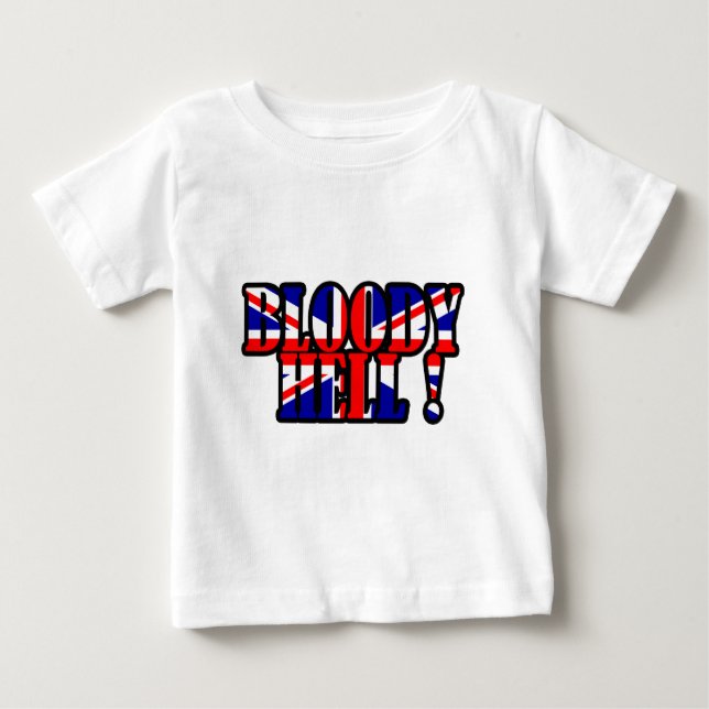 Camiseta De Bebé Infierno Sangriento (Anverso)