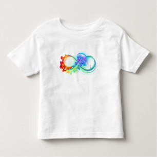 Camiseta De Bebé Infinidad con las medusas del arcoiris